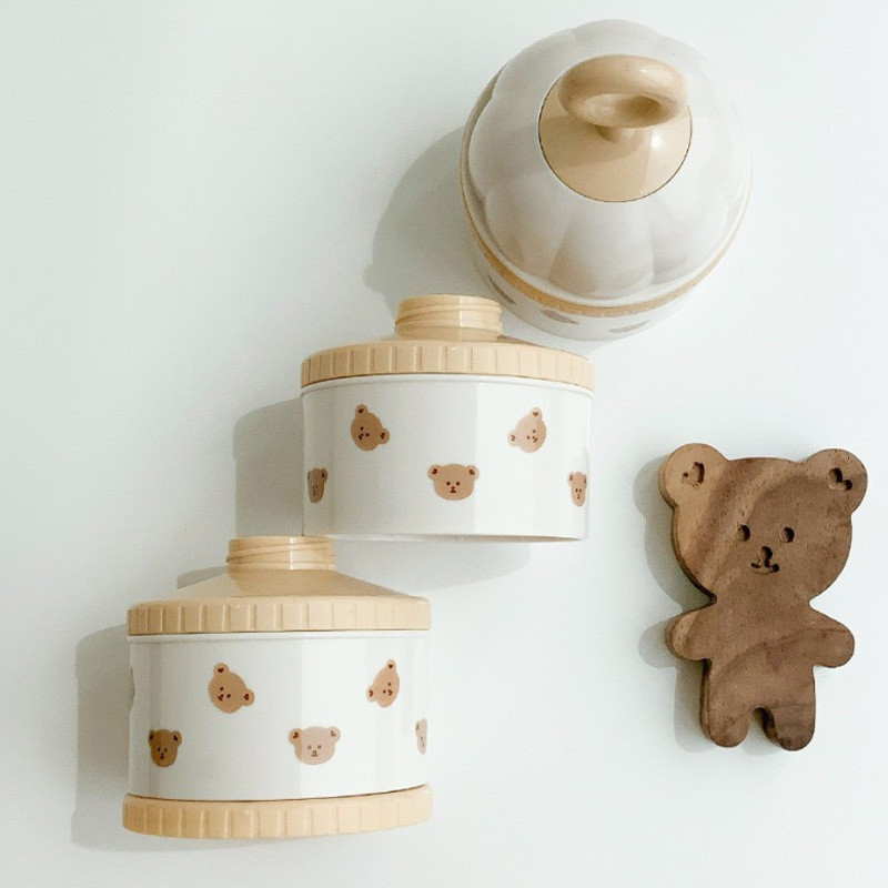Cute Bear Milk Powder Box Baby - Food Box Baby ulasan dan harga