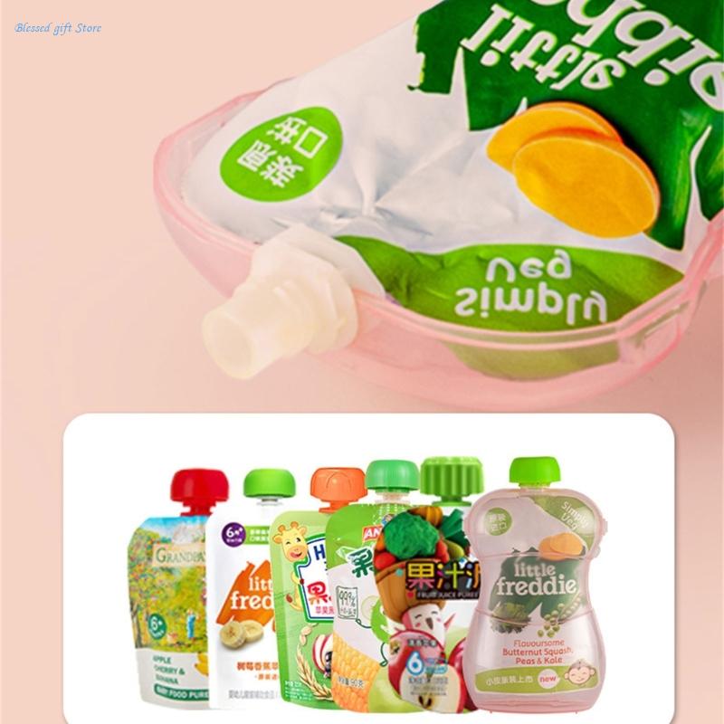 Squeeze Proof Refillable Holde - Baby Food Pouches 1 Year Old ulasan dan harga