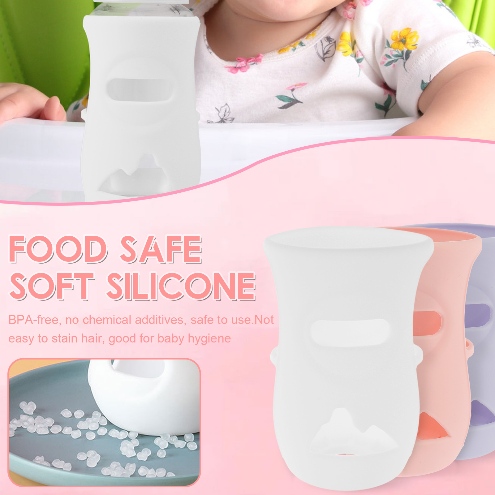 Silicone Sleeves Silicone Baby - Baby Food Natural ulasan dan harga