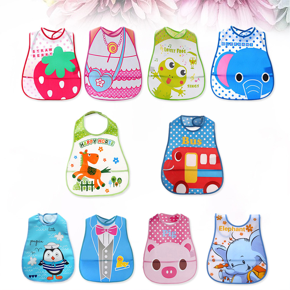 10 Pcs Baby Drool Bibs Food Fe - Baby Food Eat ulasan dan harga