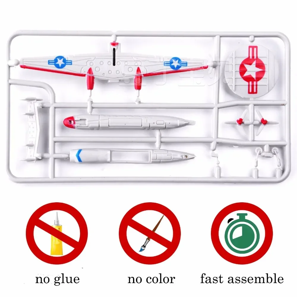 1PCS 4D Plastic Assembled Airp - Baby Food Eat ulasan dan harga
