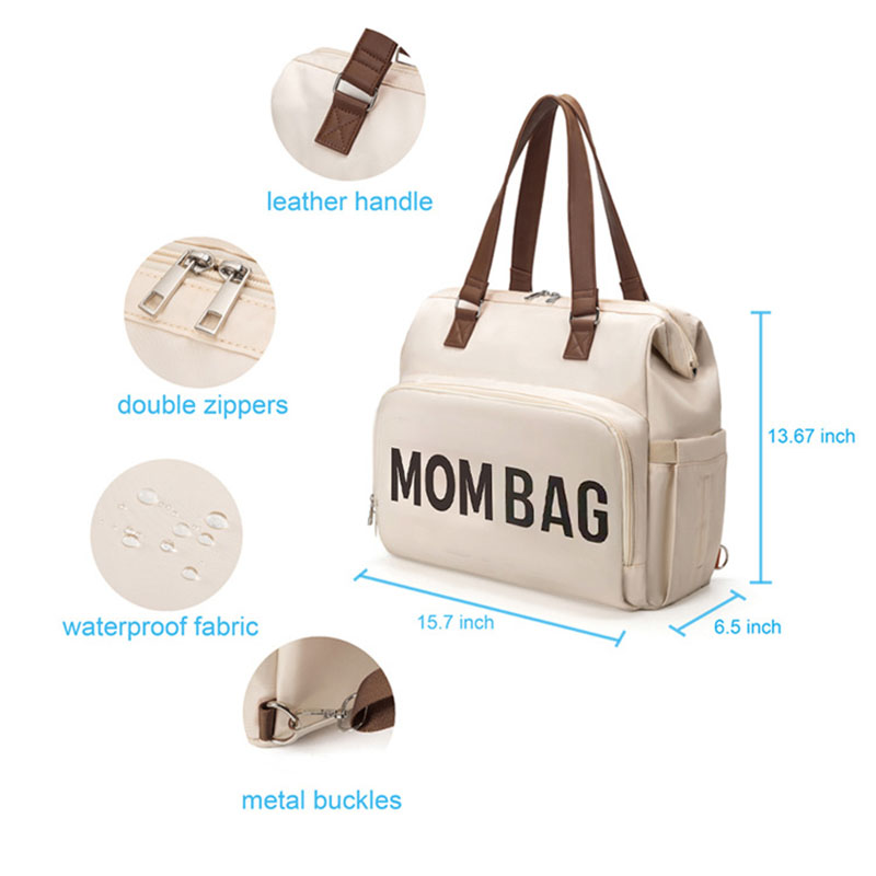 Large Capacity Diaper Bag Momm - Baby Food Organizer ulasan dan harga