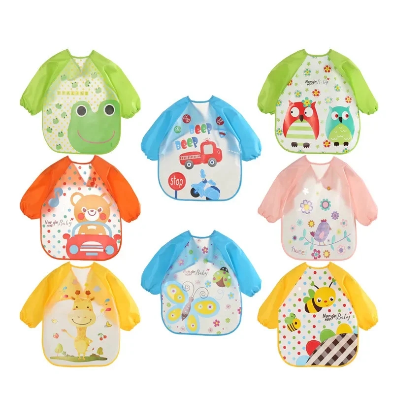 Waterproof EVA Full Sleeve Bab - Baby Food Eat ulasan dan harga