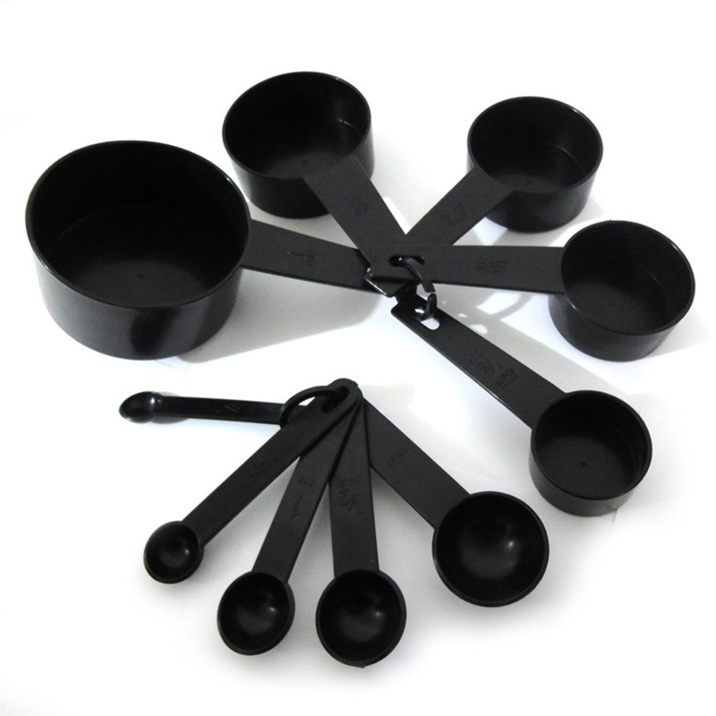 10PCS Black Set Plastic Measur - Baby Food Oatmeal ulasan dan harga