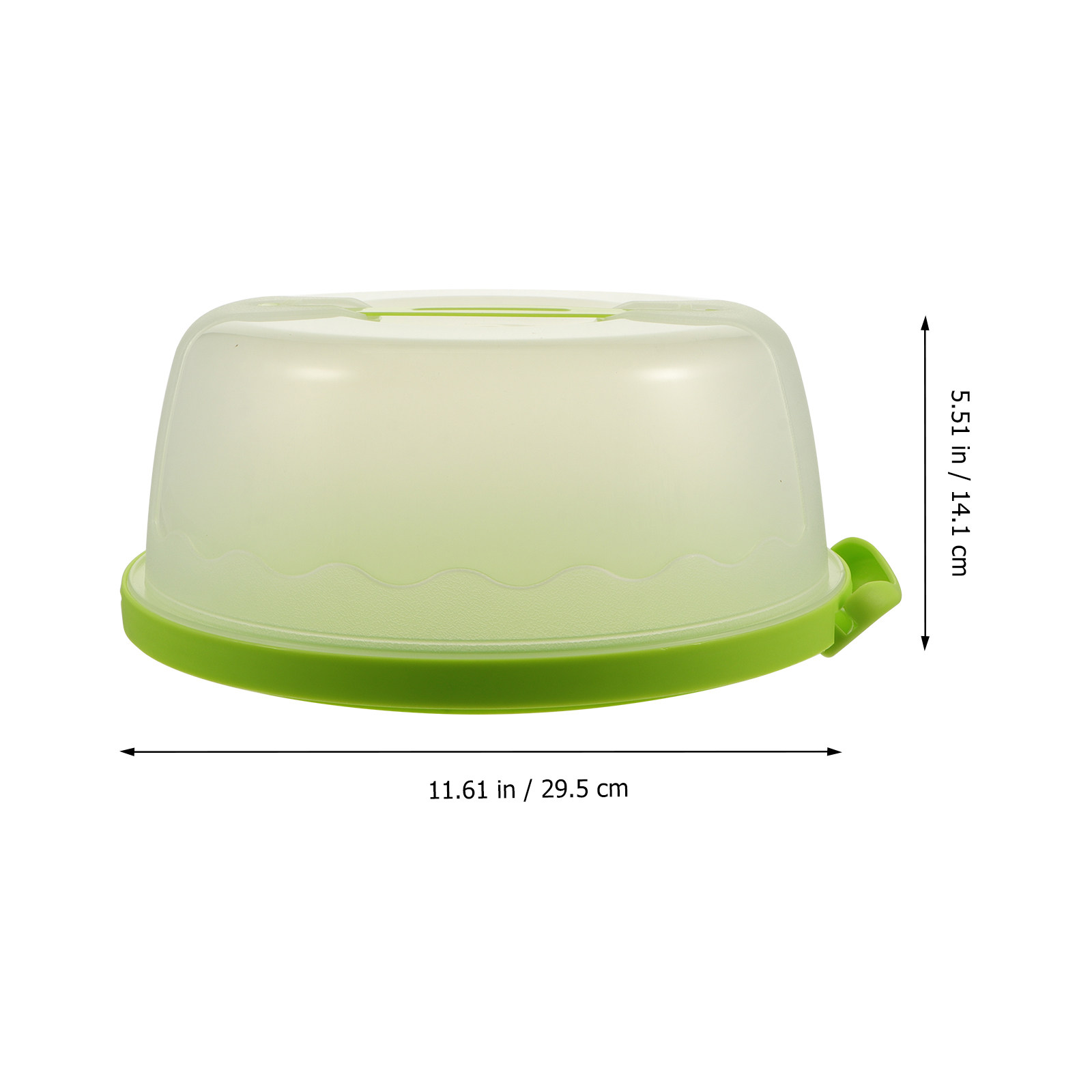 1Pcs 8 Inch Round Transparent  - Baby Food Usa ulasan dan harga