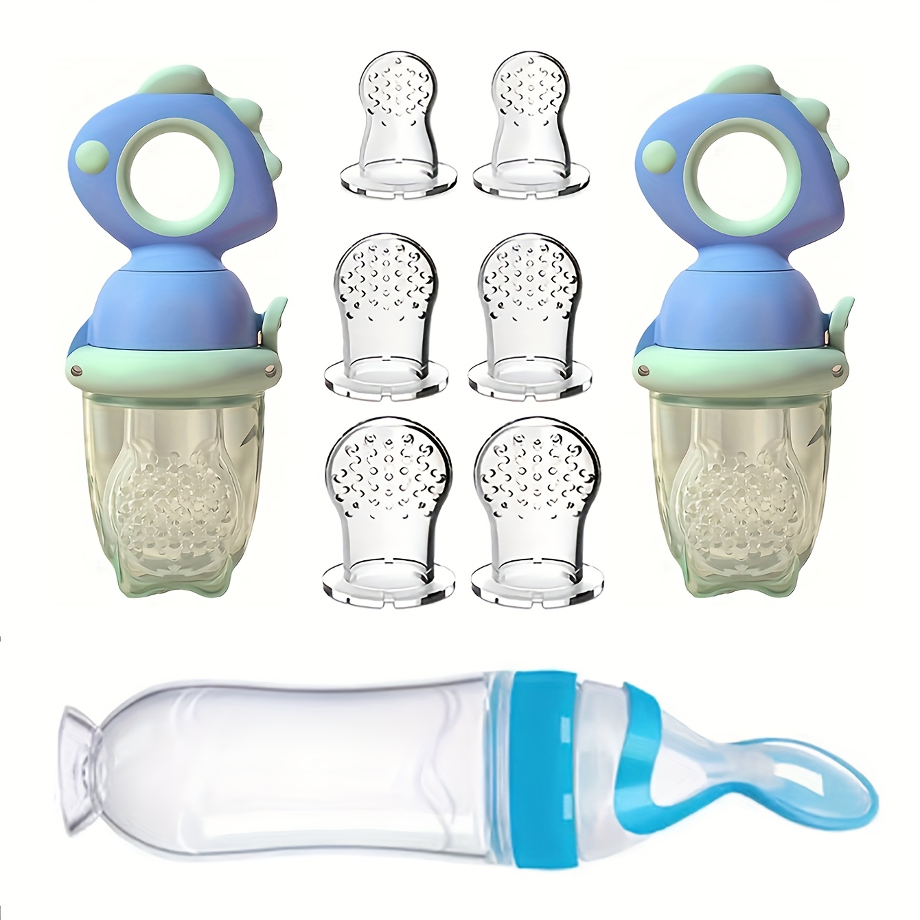 9pcs Baby Feeding Set: Include - Baby Food Dispensing Spoon ulasan dan harga