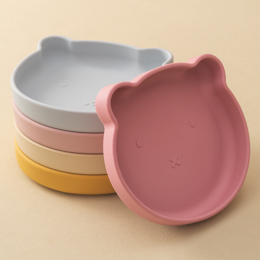 1PC Silicone Baby Dishes Sucti - Baby Food Dinner ulasan dan harga