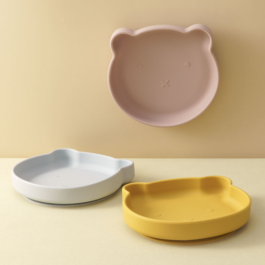 1PC Silicone Baby Dishes Sucti - Baby Food Dinner ulasan dan harga