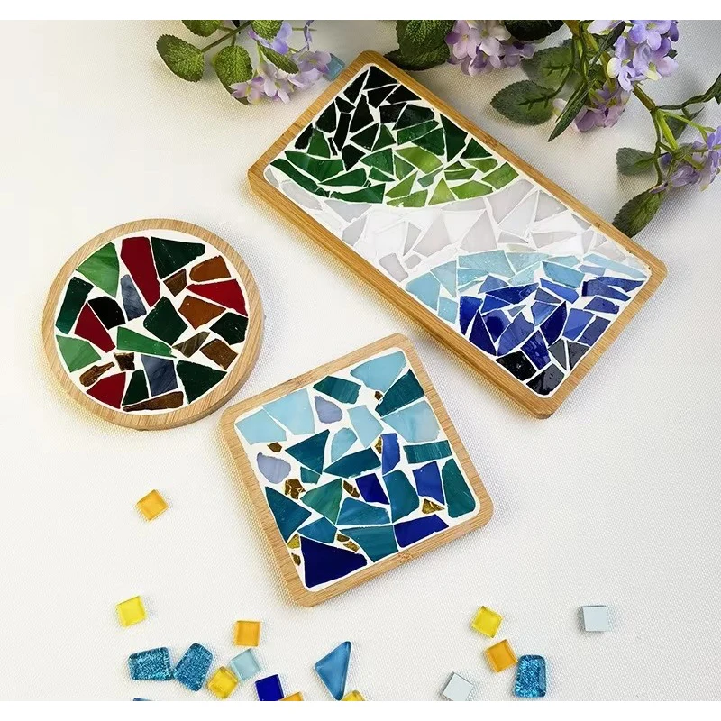 Handmade DIY Mosaic Cup Mat Bo - Baby Food Eat ulasan dan harga
