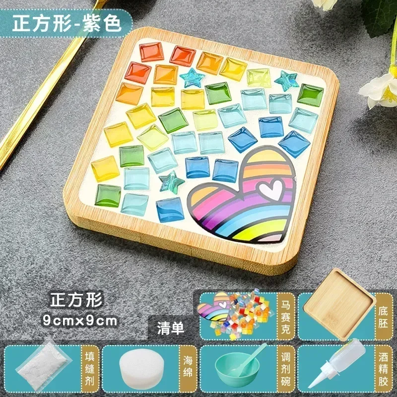 Handmade DIY Mosaic Cup Mat Bo - Baby Food Eat ulasan dan harga
