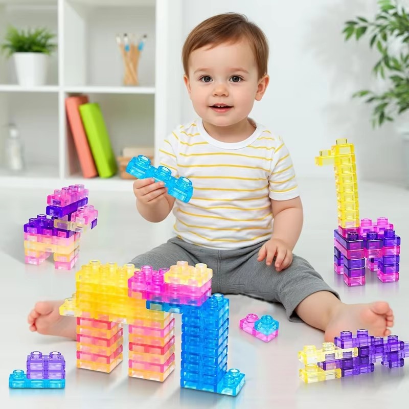 40PCS Magic Gummy Bloc Soft Bu - Baby Food Toy ulasan dan harga