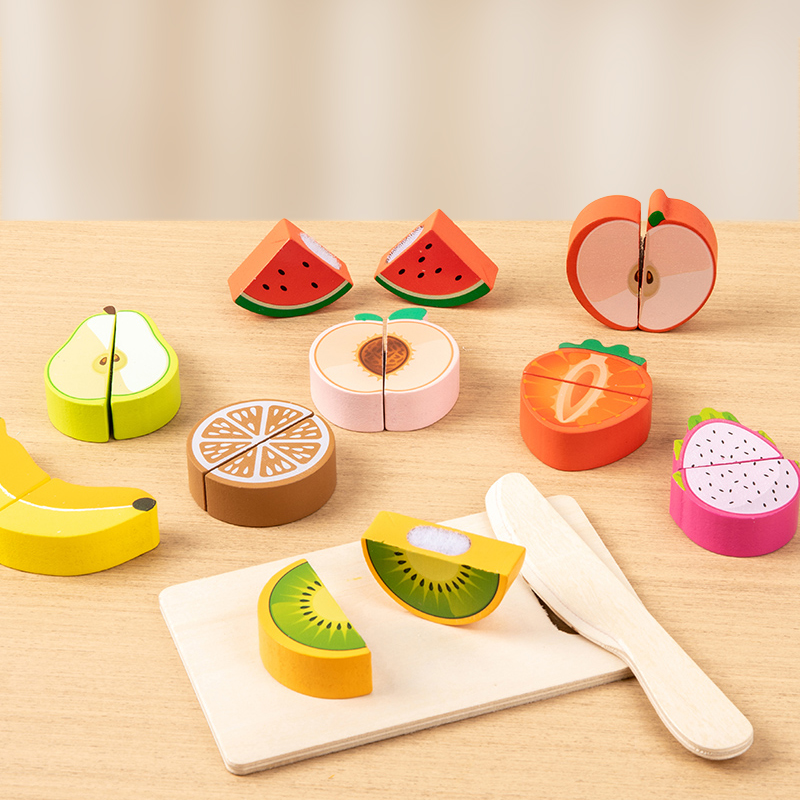 Wooden Kitchen Pretend Toy Sim - Baby Food Natural ulasan dan harga
