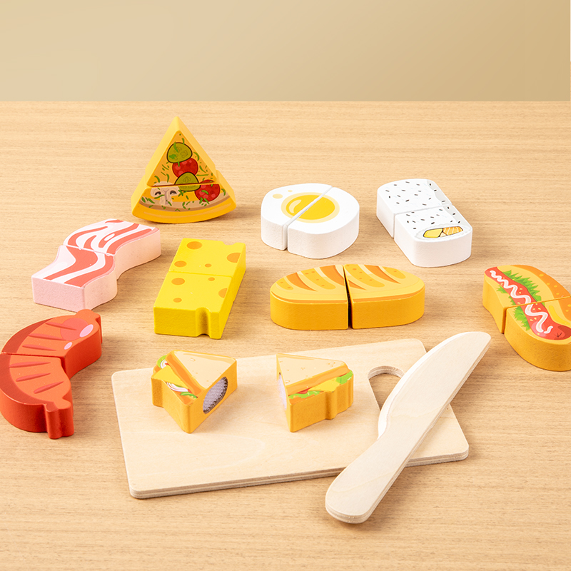 Wooden Kitchen Pretend Toy Sim - Baby Food Natural ulasan dan harga