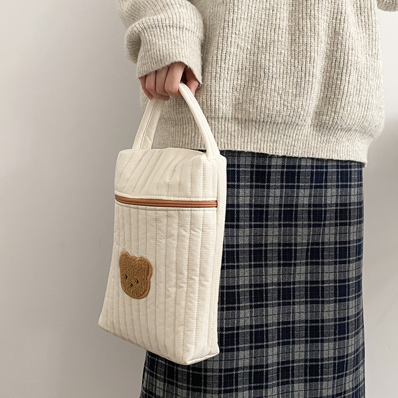 Baby Diaper Bag for Mom Cotton - Baby Food Organizer ulasan dan harga