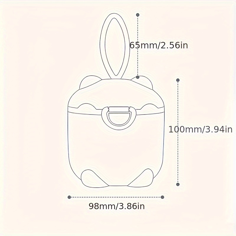1pc Portable Four-Layer Milk P - Baby Food Options ulasan dan harga
