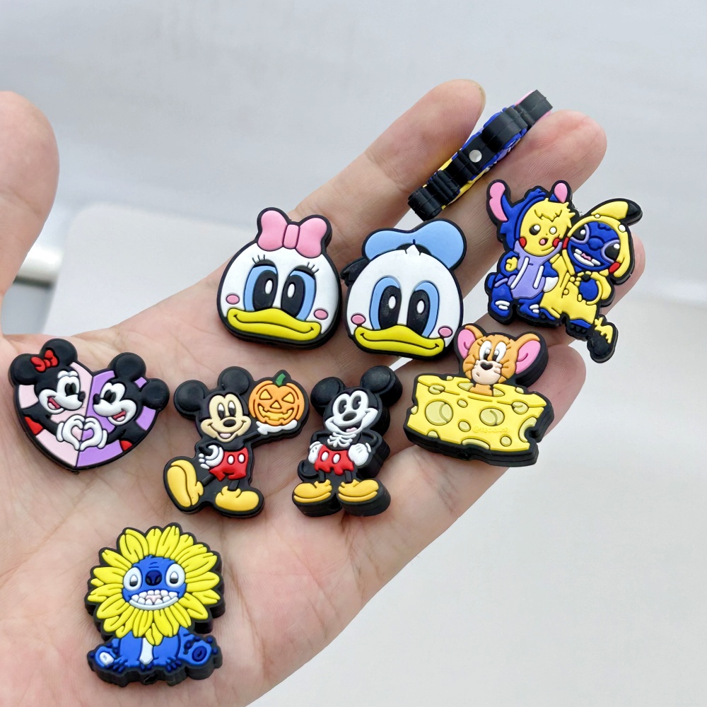 10PC DIY Cartoon Mini Silicone - Baby Food Toy ulasan dan harga
