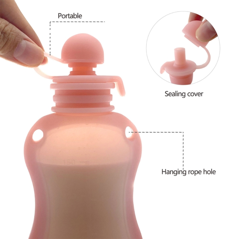 BPA Free Silicone Baby Food Po - Baby Food Pouches 1 Year Old ulasan dan harga