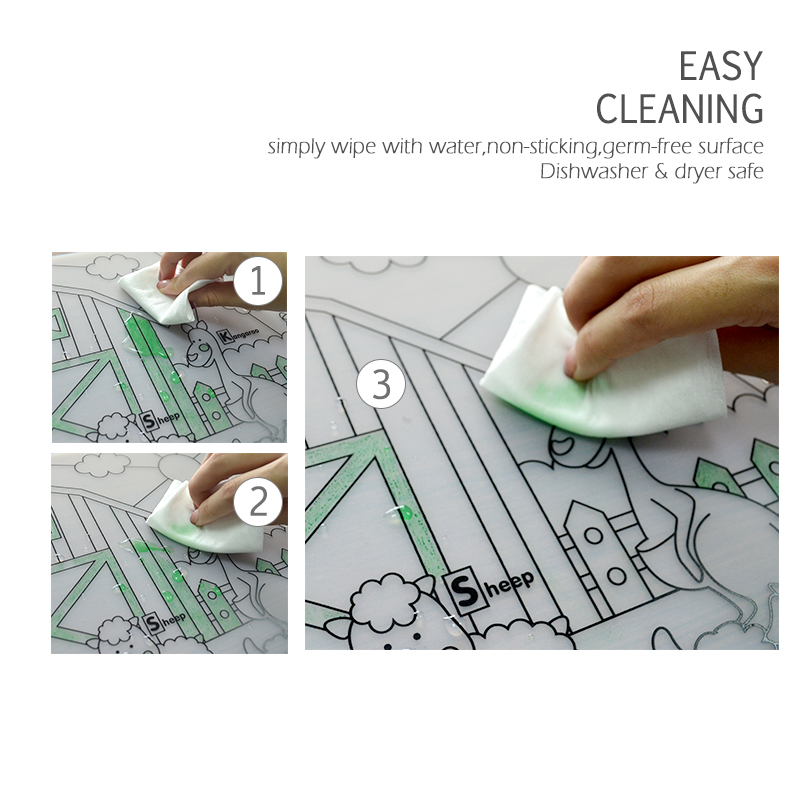 Silicone Baby Placemat 1pc Bab - Baby Food Dinner ulasan dan harga