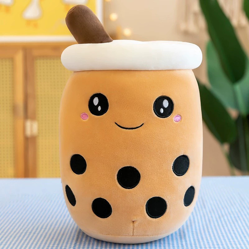 Cute Stuffed Boba Plush Bubble - Baby Food Toy ulasan dan harga