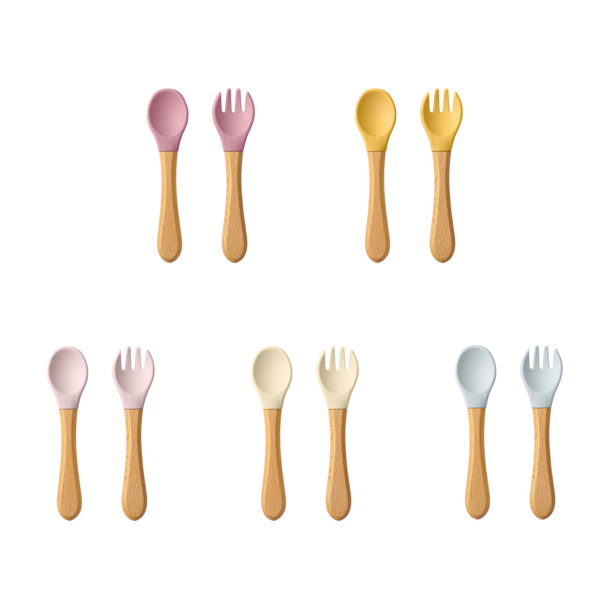 2PCS Baby Learning Spoons Uten - Baby Food Dispensing Spoon ulasan dan harga