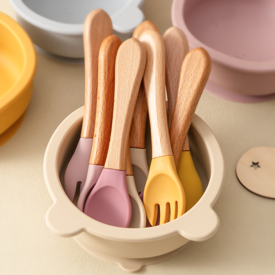 2PCS Baby Learning Spoons Uten - Baby Food Dispensing Spoon ulasan dan harga
