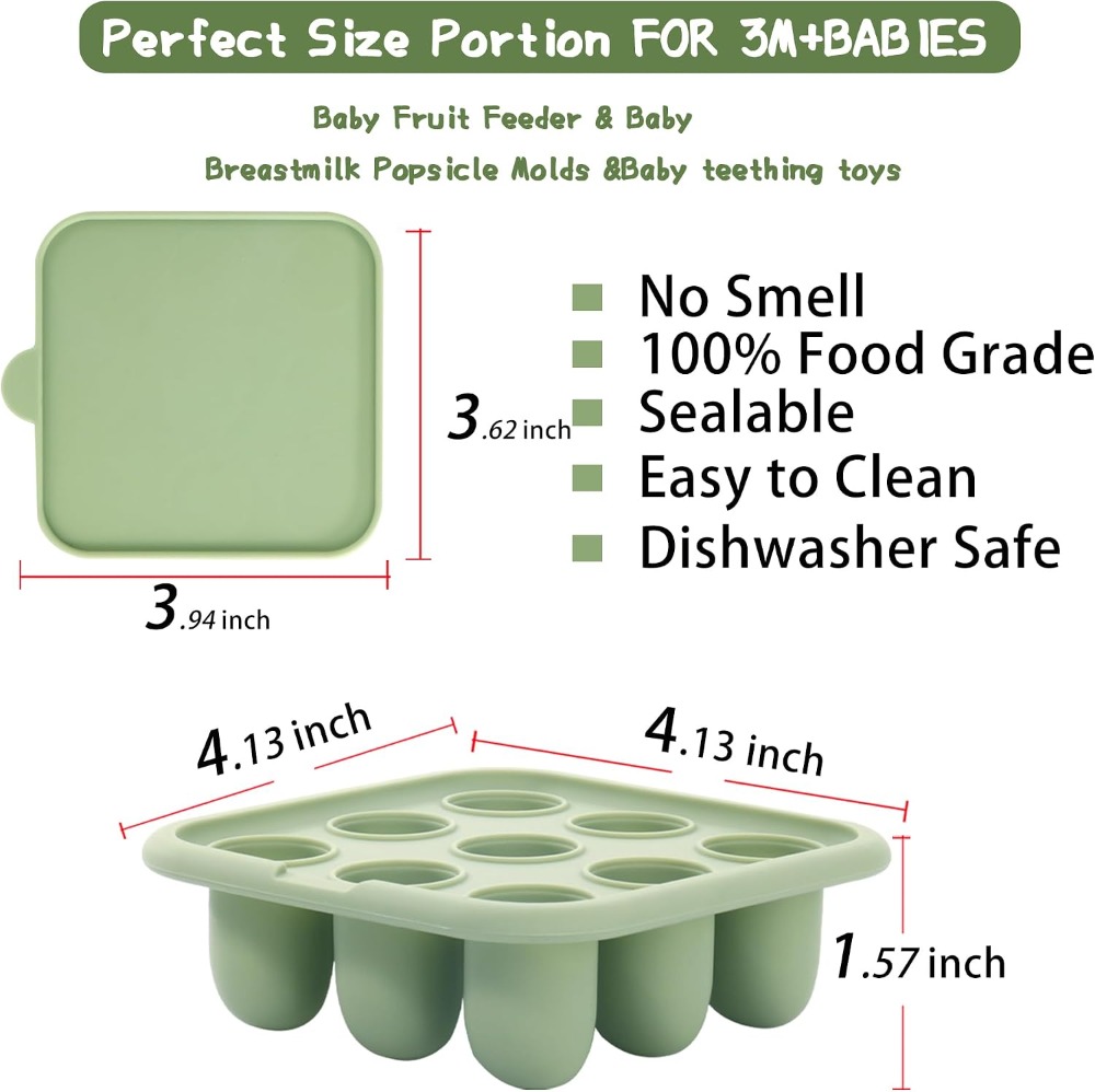 Baby Food Freezer Tray, Silico - Baby Food Homemade ulasan dan harga