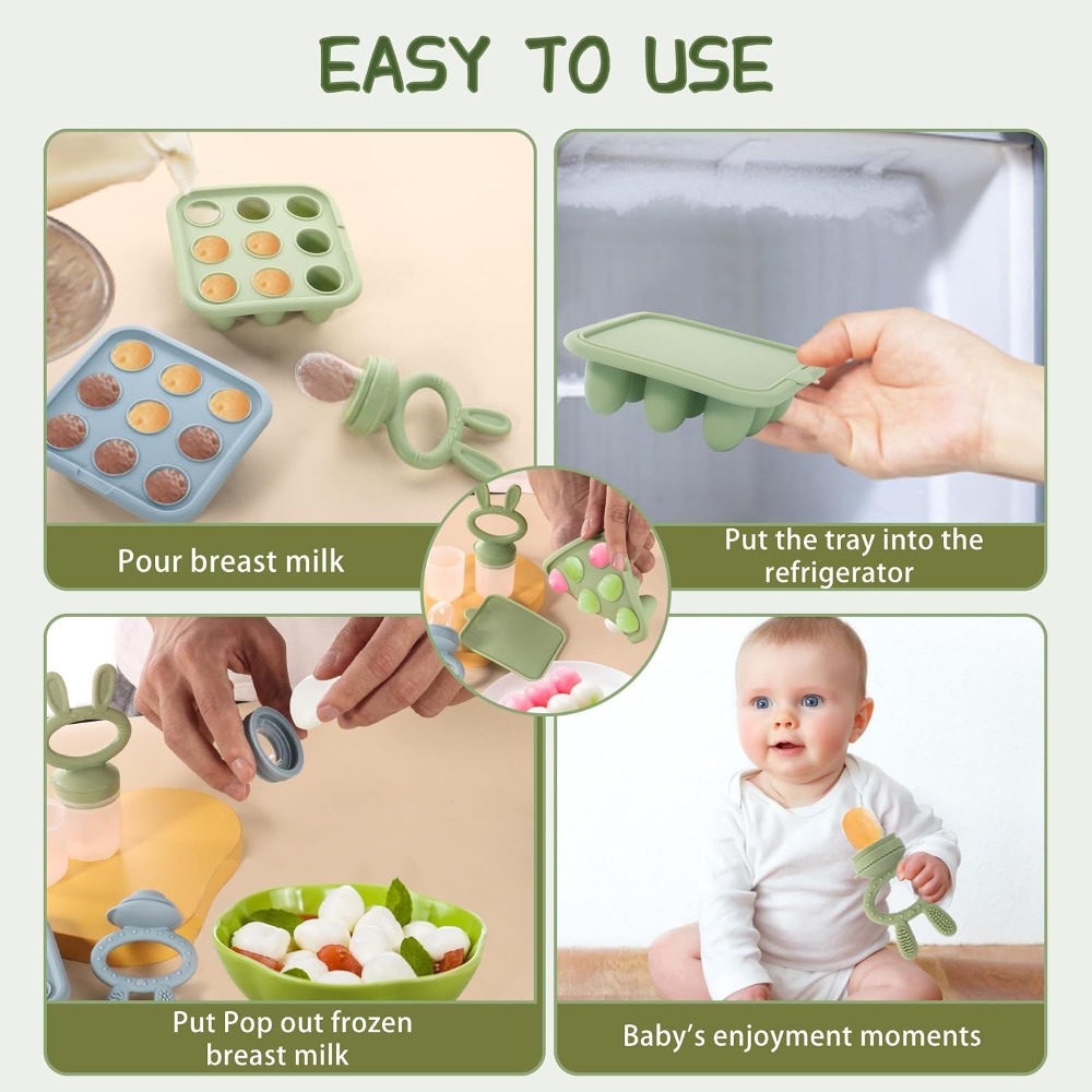 Baby Food Freezer Tray, Silico - Baby Food Homemade ulasan dan harga