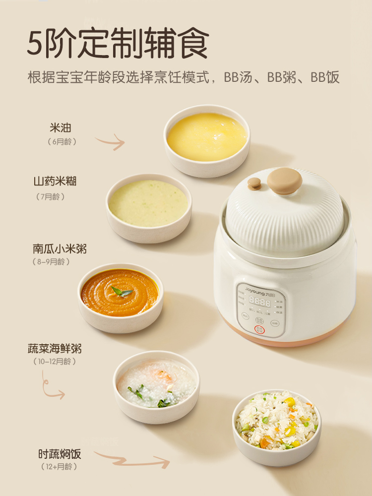 Jiuyang micro-pressure BB pot  - Baby Food Usa ulasan dan harga