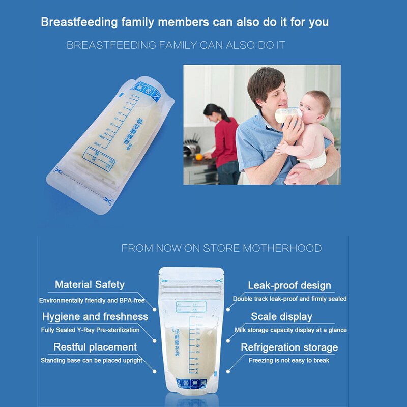 Breastmilk Storage Bag with 25 - Baby Food Pouches 1 Year Old ulasan dan harga